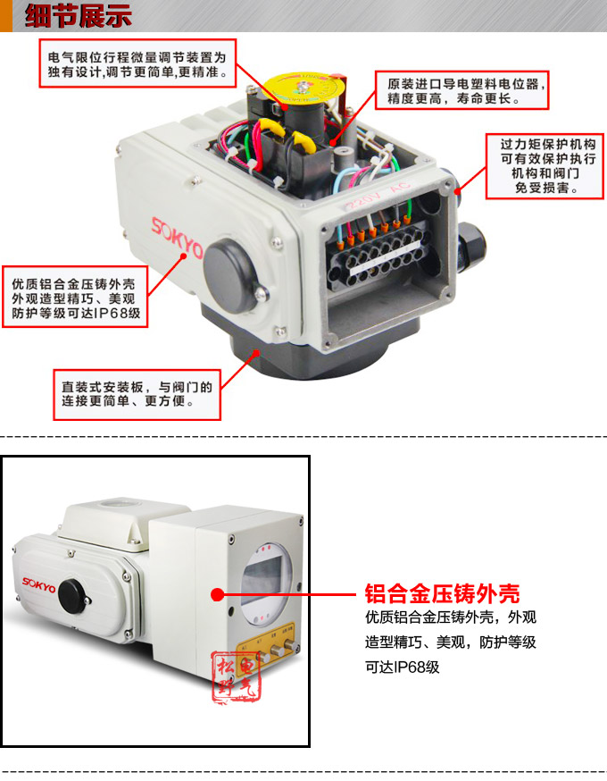 智能電動(dòng)執(zhí)行器,YTDZ-RS400智能電動(dòng)執(zhí)行機(jī)構(gòu)細(xì)節(jié)圖1