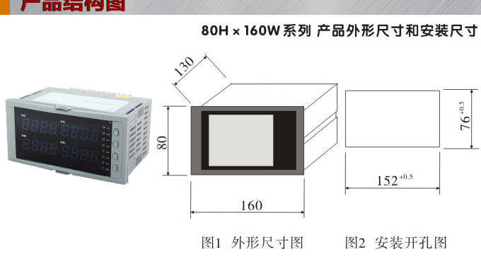 數(shù)顯控制儀,DT516智能四回路數(shù)顯表,多回路巡檢控制儀產(chǎn)品結構圖 數(shù)顯控制儀,DT516智能四回路數(shù)顯表,多回路巡檢控制儀產(chǎn)品結構圖