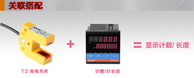 光電開(kāi)關(guān)，TZ-U槽形光電開(kāi)關(guān)，光電傳感器關(guān)聯(lián)搭配